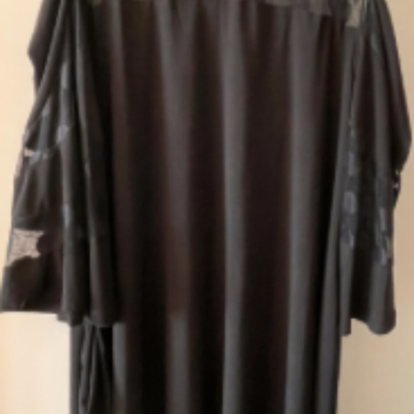 (NWOT) Nina Leonard Black Short Bell Style Dress - Picture 3 of 5